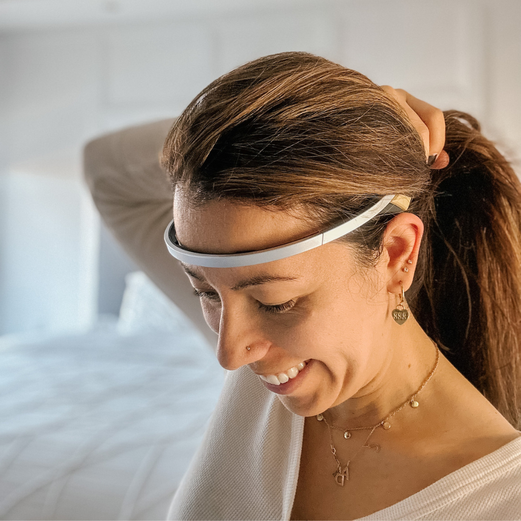 Flowtime Biosensing Bandeau de méditation avec capteurs de fréquence Flowtime Biosensing Bandeau de méditation avec capteurs de fréquence